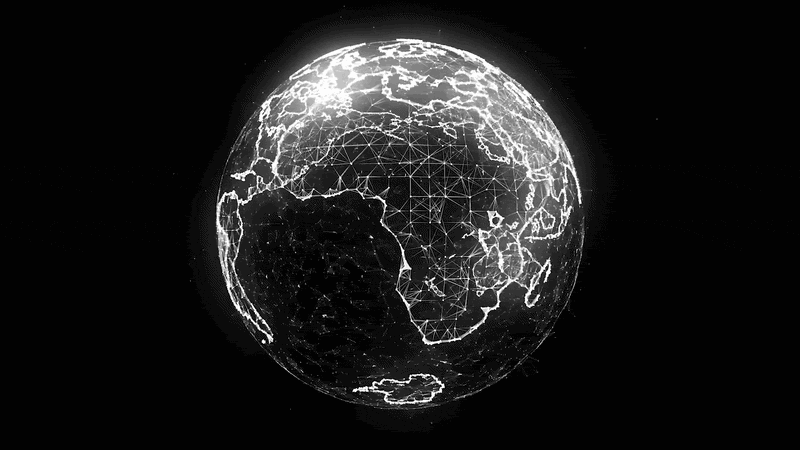 Global university collaboration map
